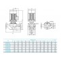 Насос циркуляционный с сухим ротором CNP TD100-27 2SWHCJ 11кВт 3х380В чугун PN 12 110гр.
